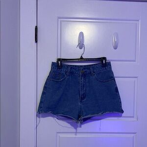 Classic Blue Denim Women's Shorts